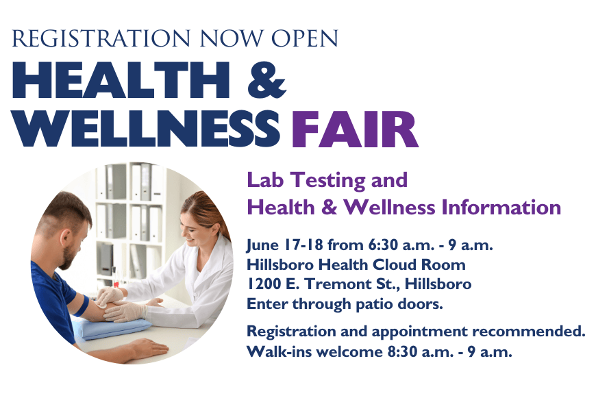Heading Image 2025 Health &amp; Wellness Fair Flyer
