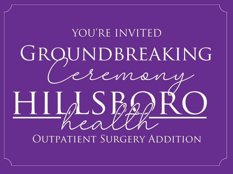 Groundbreaking Outpatient Surgery Addition