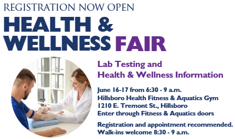 Health Fair June 16 and 17